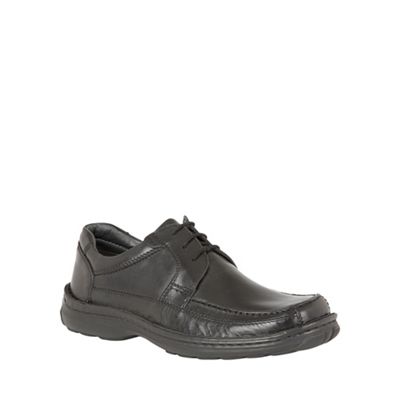 Black leather 'Coleman' oxford shoes